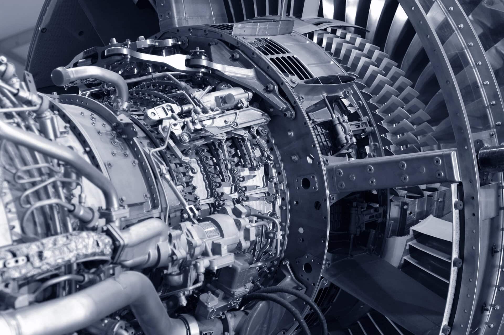 Detailed image of a Jet Engine